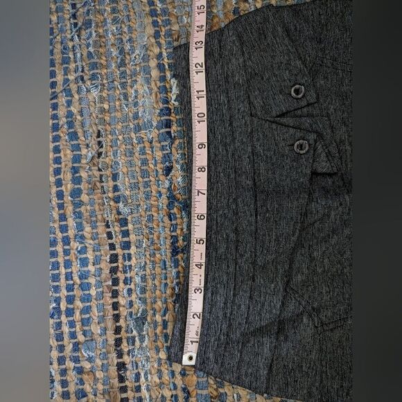 Gray Women's Tulip Skirt Twee Mini Size Small Pencil Mermaid Zip Back Fully Line - Picture 4 of 7
